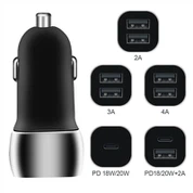 2-Port-USB-C-Autoladegerät