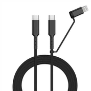 Hochwertiges 2-in-1-Datenkabel TypeC und Lightning